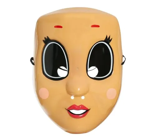 Fiestas Guirca Calavera maschera PVC bianca taglia unica