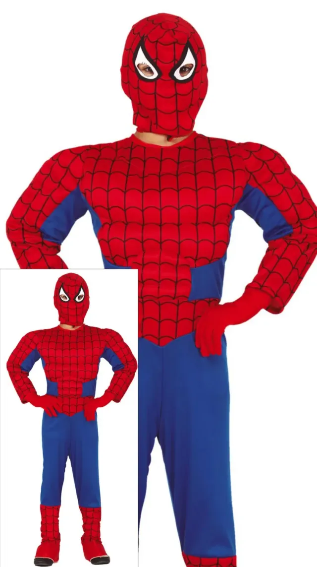 Fiestas Guirca Supereroe Muscoloso Costume Bambini 3-4 anni