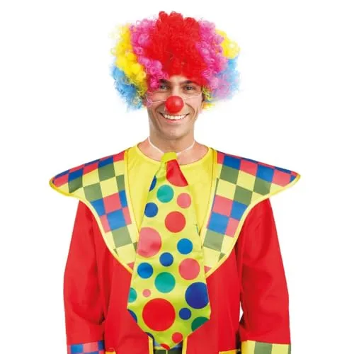 P'tit Clown 14525 cravatta gigante clown multicolore