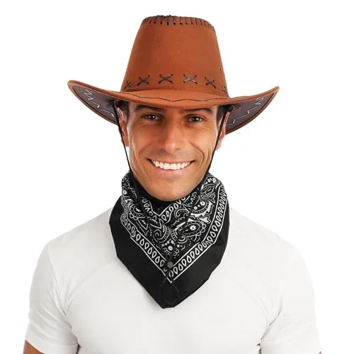 P'tit Clown Bandana Cowboy Adulto Nera