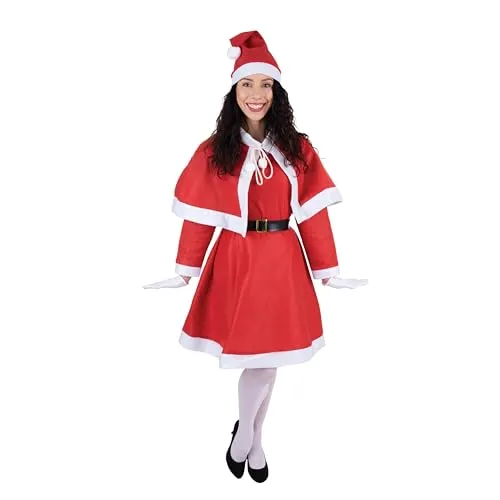 P'tit Clown Costume Madre Natale Donna in feltro