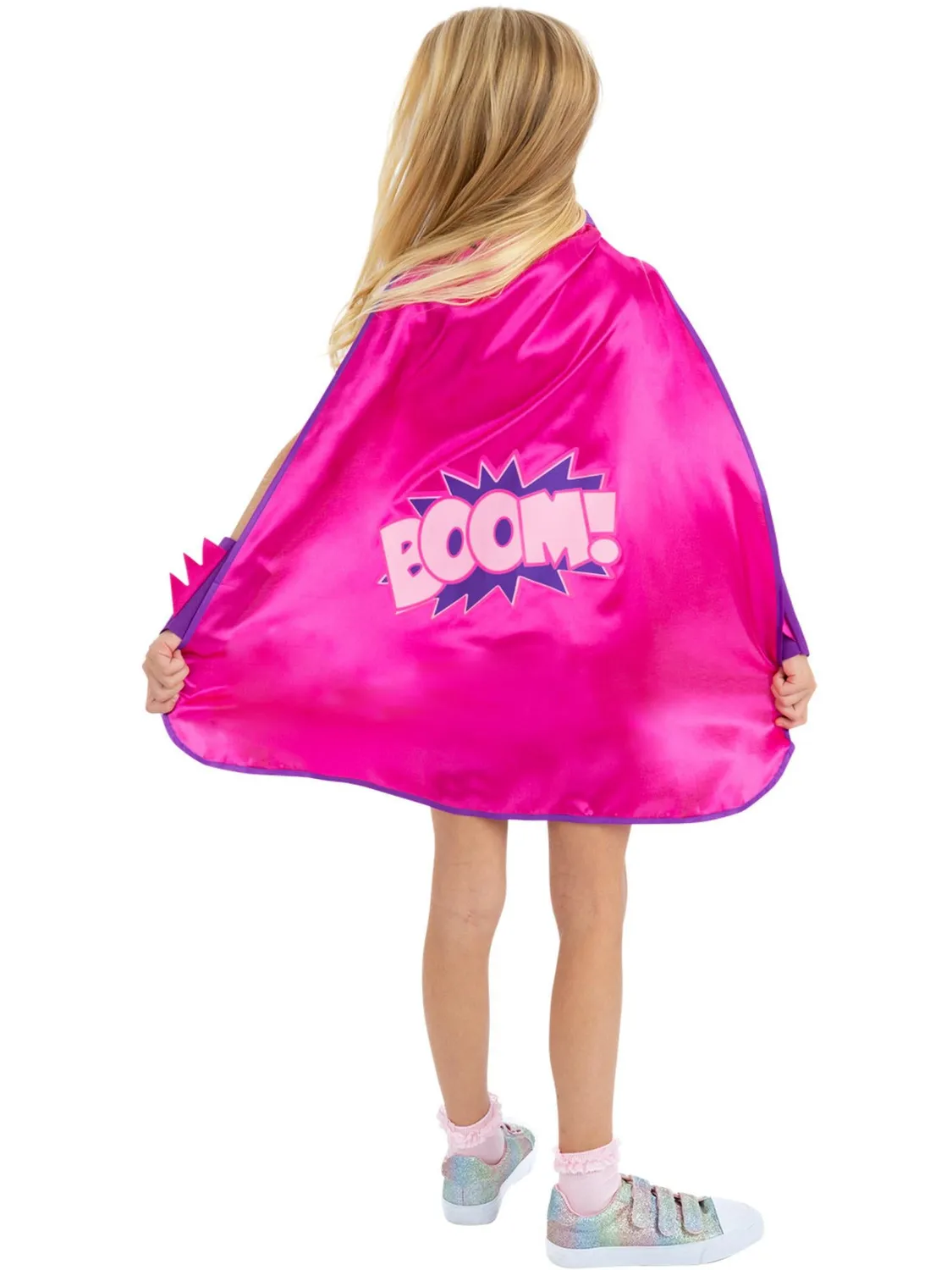 Smiffys Super Hero Kit costume bambina rosa 4-7 anni