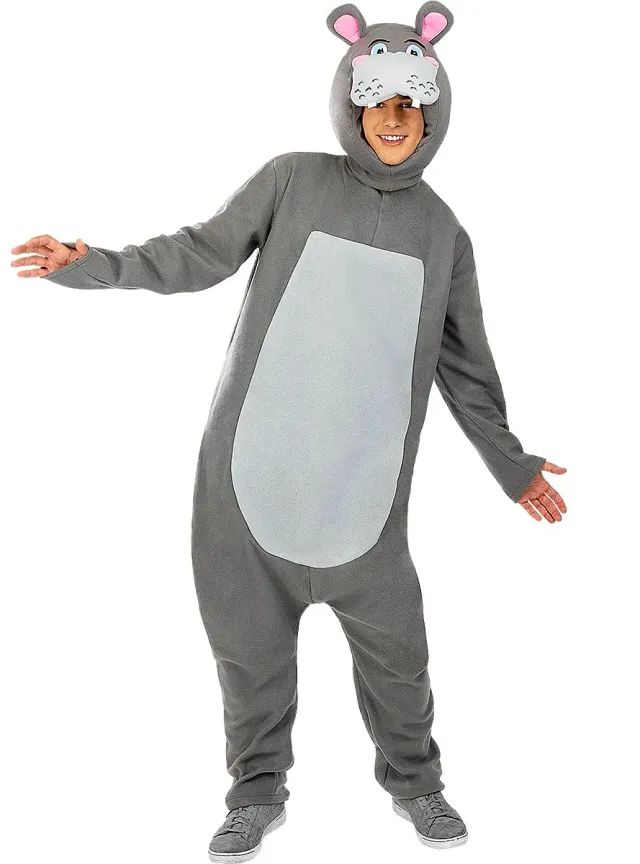 Funidelia Ippopotamo costume adulto grigio