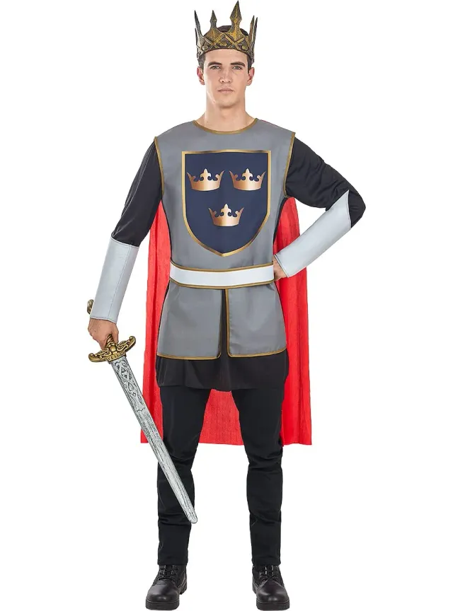 Funidelia Costume Re Arturo Uomo Porpora