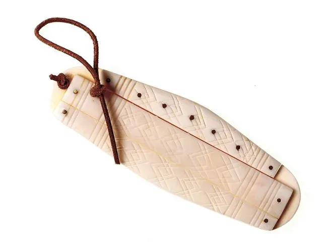 La Bottega di Merlino Pettine osso storico 13 cm