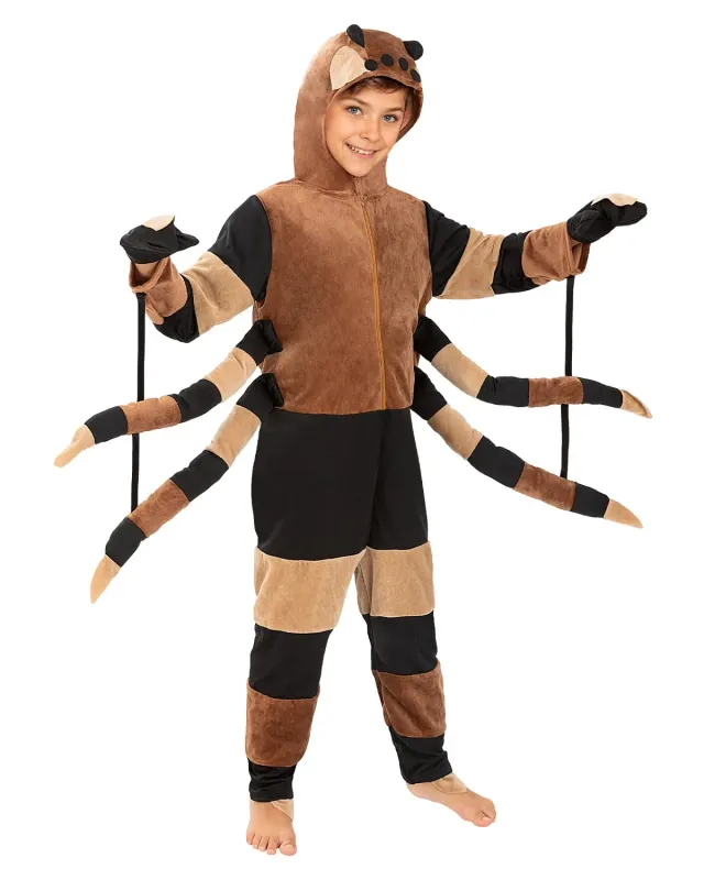 Funidelia Ragno costume bambino 7-9 anni tuta nera