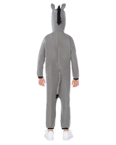 Funidelia asino costume onesie bambino 10-12 anni grigio