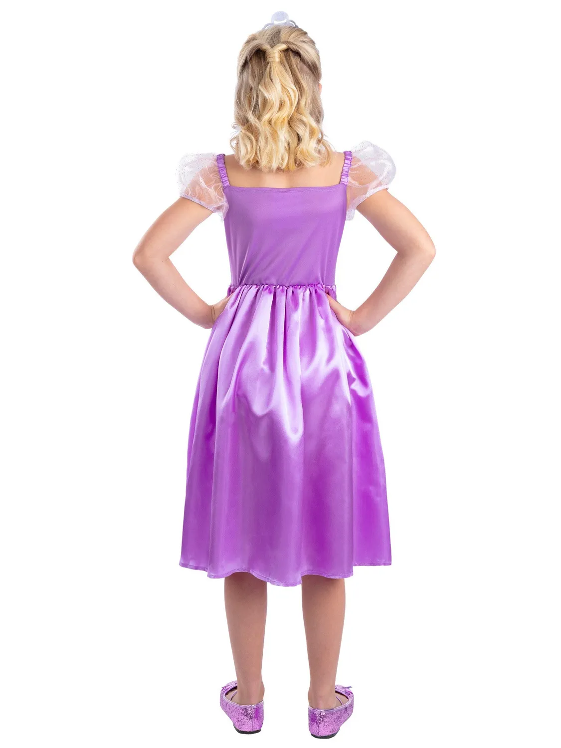 Smiffys Purple Princess costume viola 7-9 anni con tiara