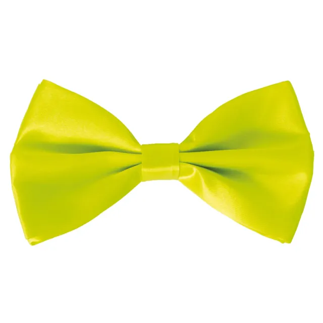 P'tit Clown 11896 papillon tessuto giallo fluo