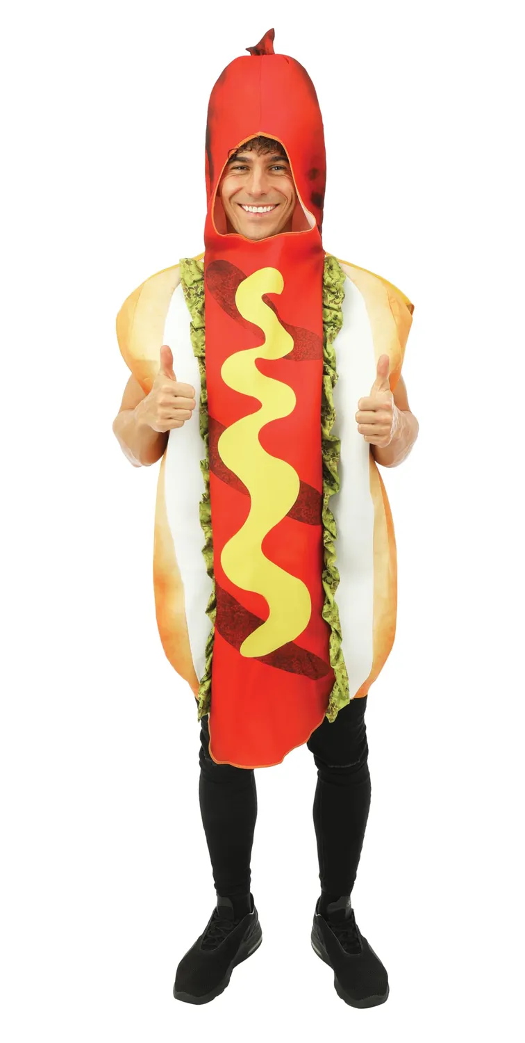 P'tit Clown costume burger tunica adulto taglia unica