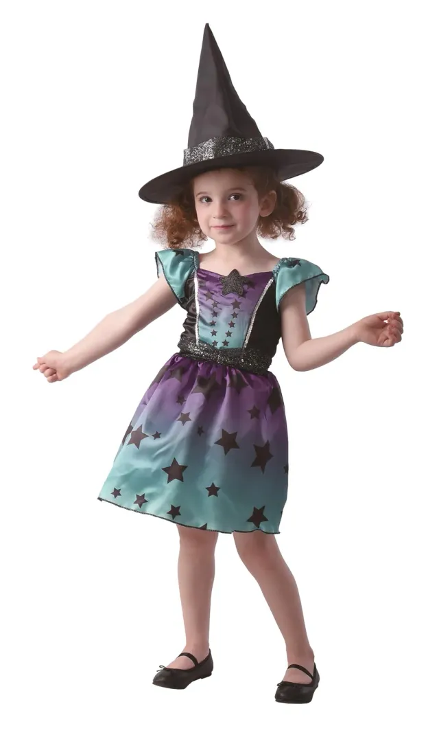 P'tit Clown Costume Strega Bambina 1-2 Anni con Cappello