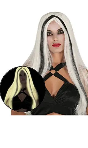 Fiestas Guirca Lunga Parrucca Fosforescente per Halloween