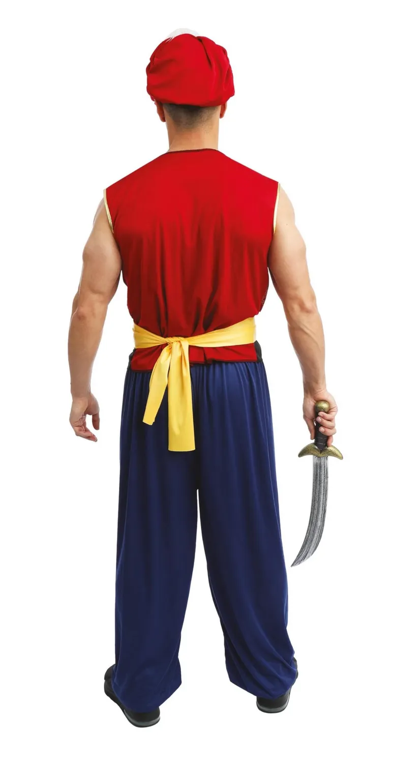 P'tit Clown principe orientale costume adulto L-XL poliestere