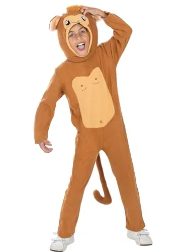 Funidelia Scimmia costume bambino marrone peluche