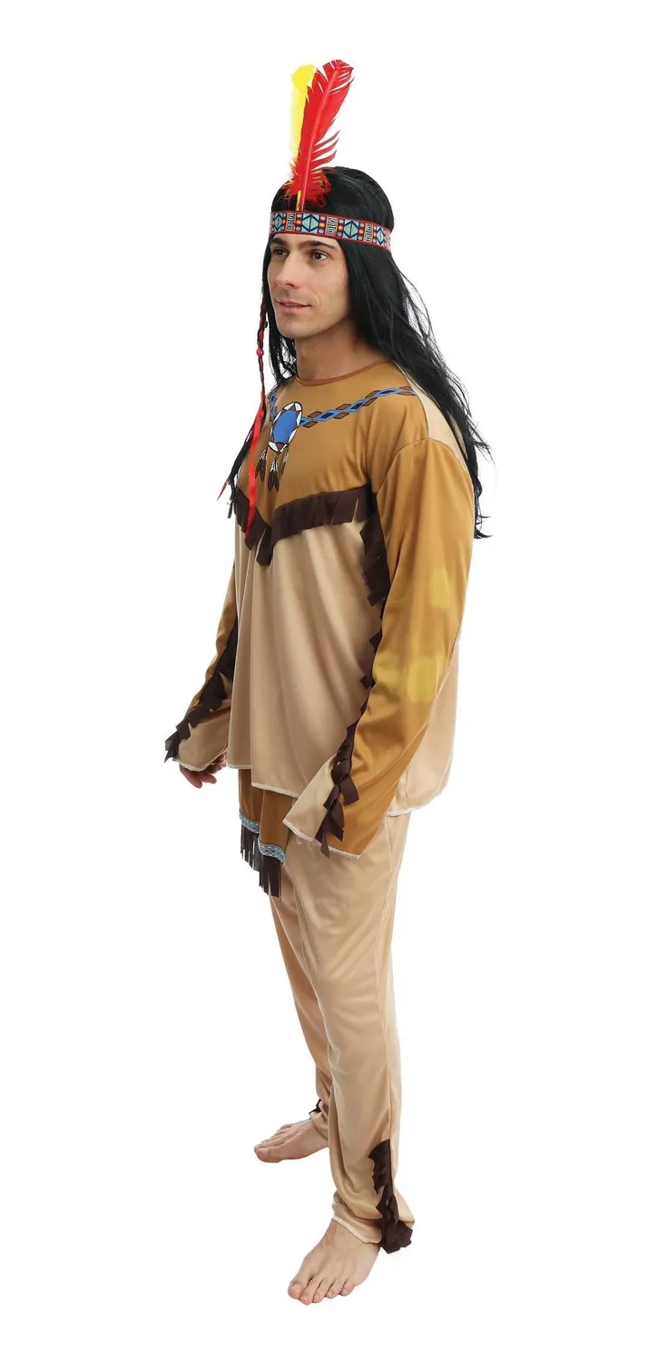 P'tit Clown Costume Indiana Donna Rosso Poliestere Carnevale