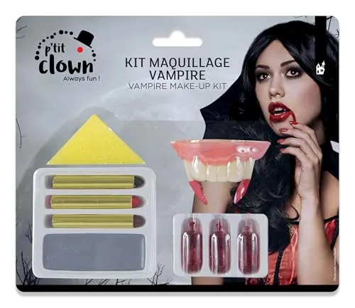 P'tit Clown Kit Trucco Vampiro Halloween