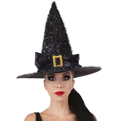 P'tit Clown re23149 Cappello Strega Nero Brillante Adulti