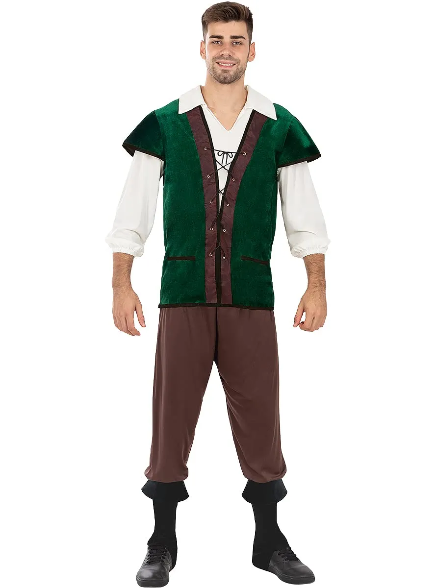 Funidelia Campagnolo Medievale costume uomo L marrone