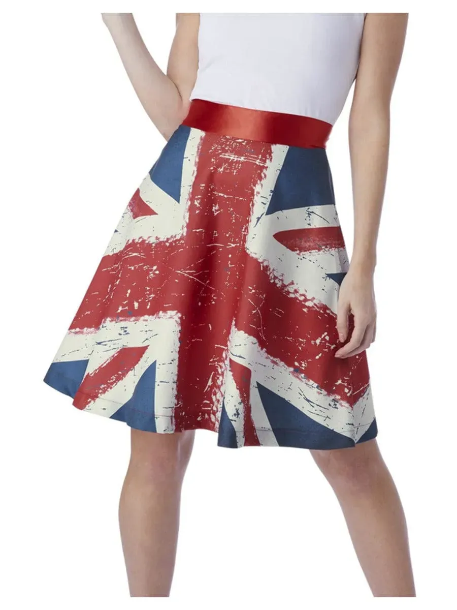 Smiffys Union Jack gonna donna bandiera inglese taglia S