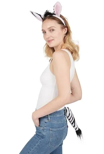 P'tit Clown 14005 set accessori costume bianco e nero