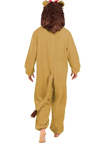 Funidelia Mago di Oz Costume Leone Uomo M-L Giallo