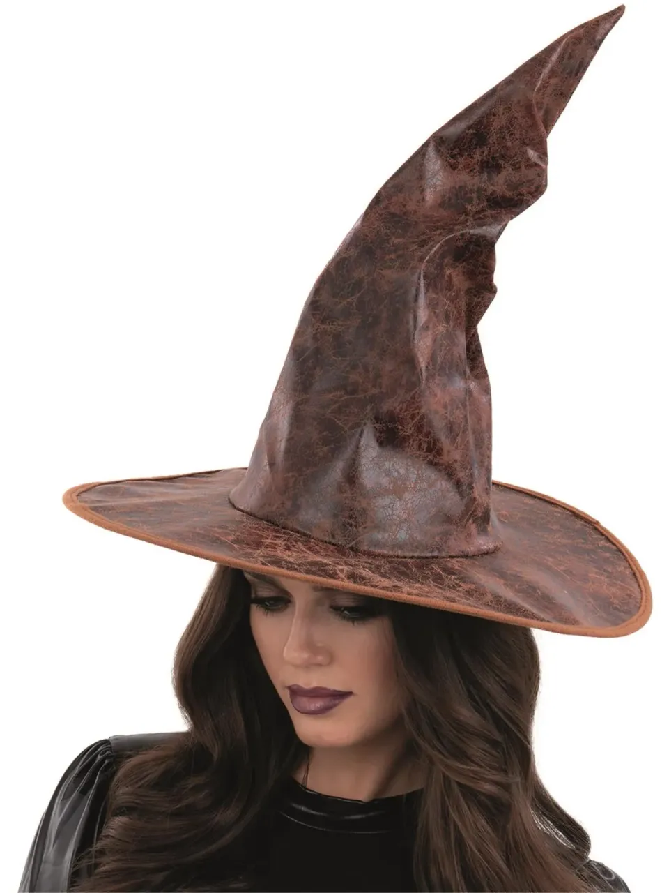 Smiffys Wizard cappello mago marrone invecchiato