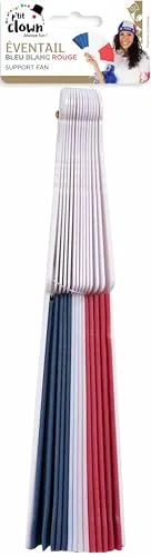 P'tit Clown 18120 ventaglio Francia blu bianco rosso tifoso