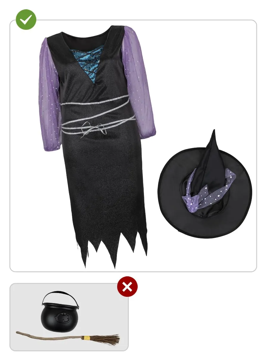 Funidelia Strega costume donna nero classico