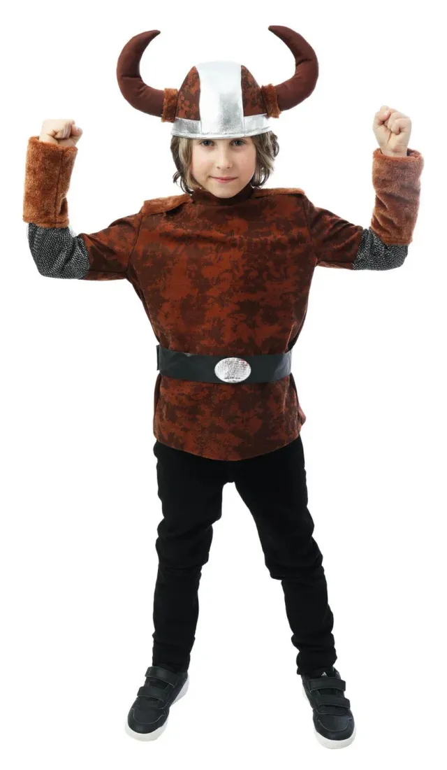 P'tit Clown costume vichingo bambino 10-12 anni