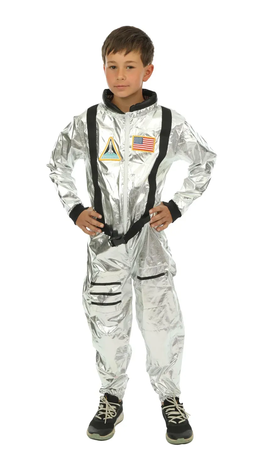 P'tit Clown 23971 costume astronauta argento 10/12 anni