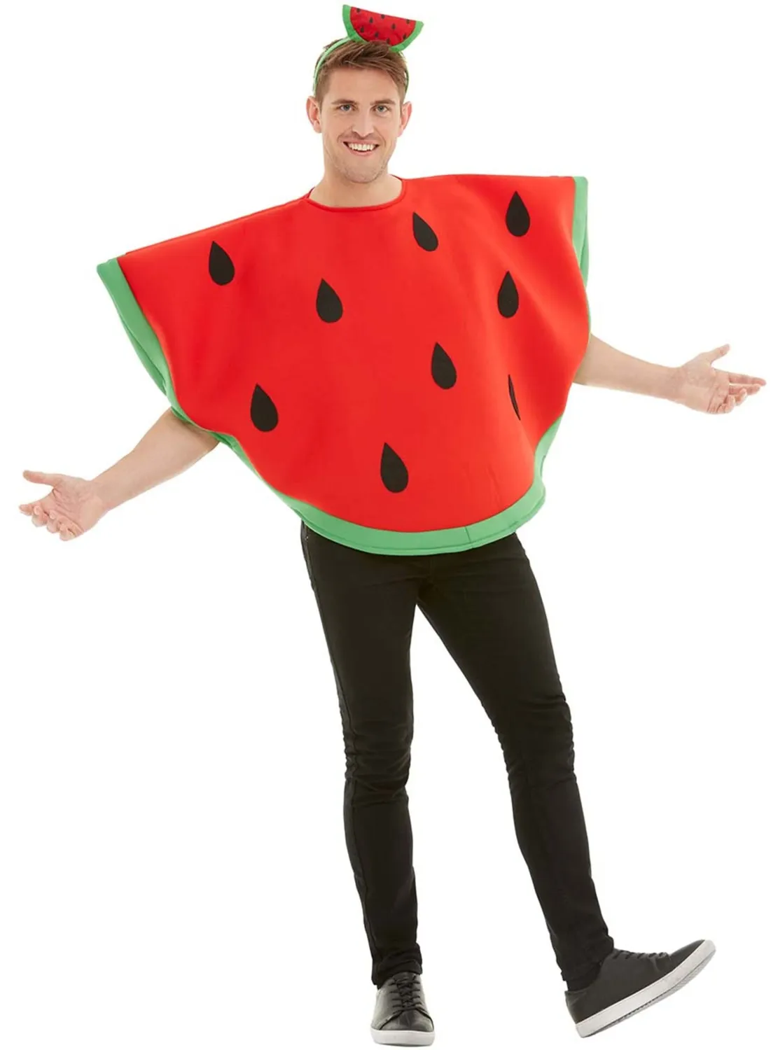 Funidelia Costume da Anguria Standard Rosso Unisex