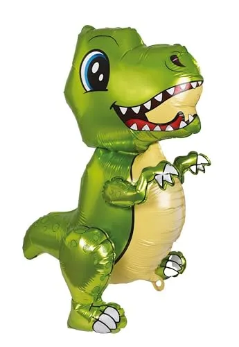 P'tit Clown T-Rex palloncino alluminio snodato piccolo da appoggio