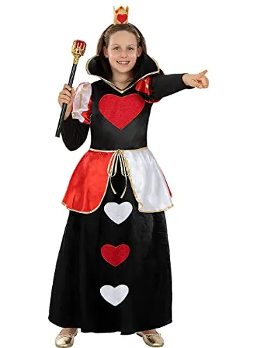 Funidelia Regina di Cuori costume bambina rosso
