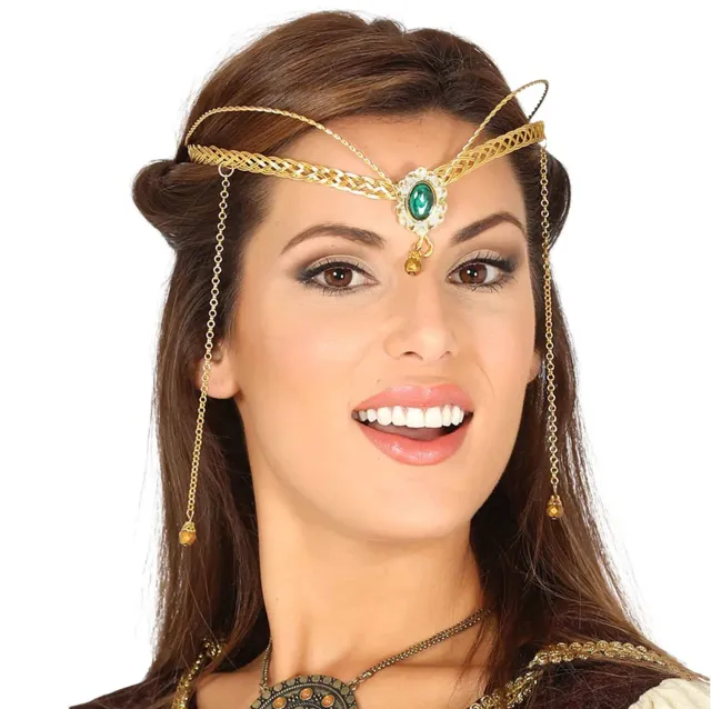 Fiestas Guirca Coroncina Principessa Medievale Oro Taglia Unica metallo