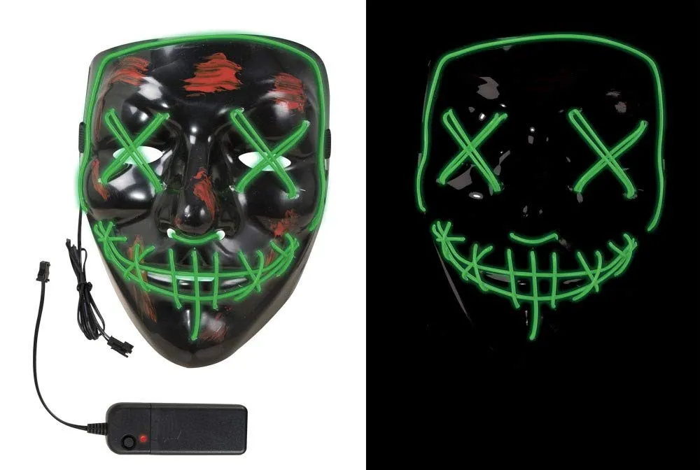 P'tit Clown Maschera Fantasma LED Sanguinante Adulto