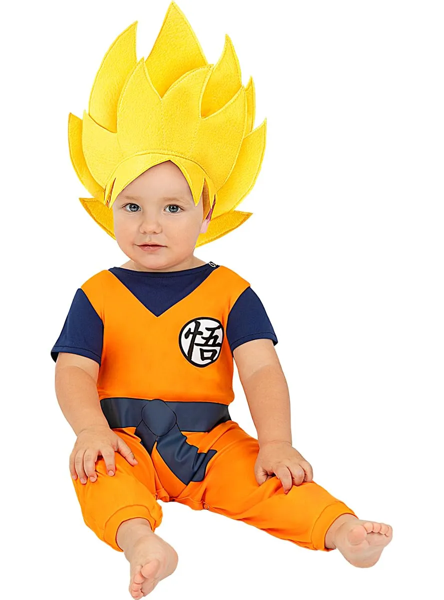 Funidelia Dragon Ball Goku Bebè costume neonato arancione