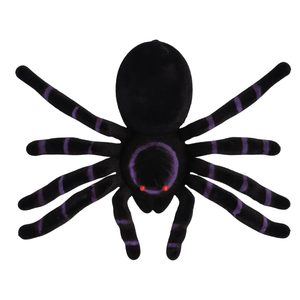 P'tit Clown Ragno floccato decorazione 20 cm Halloween