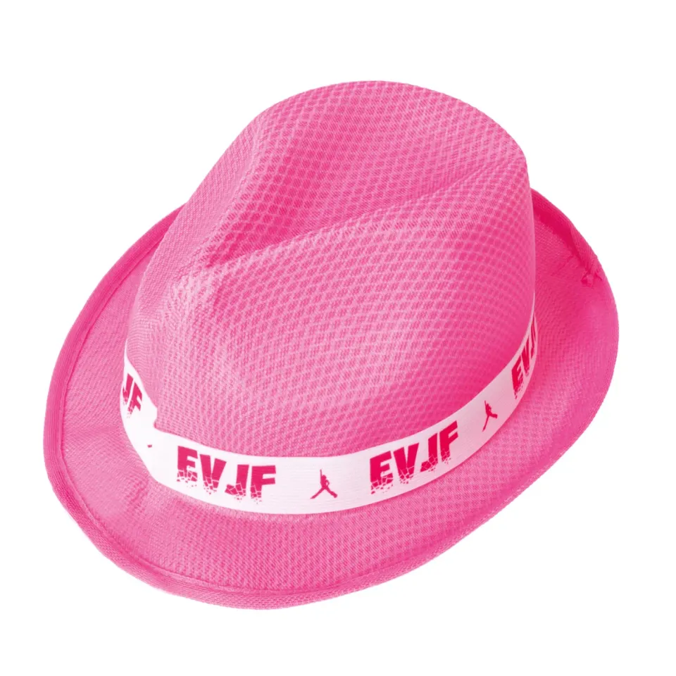 P'tit Clown Borsalino cappello EVJF rosa addio nubilato