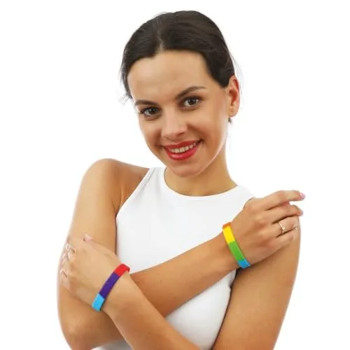 P'tit Clown 23261 bracciale arcobaleno morbido 2 pezzi