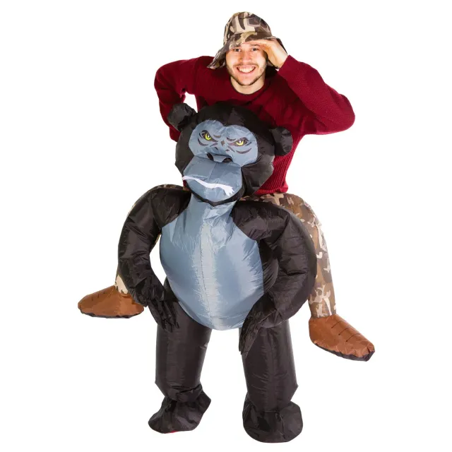 Bodysocks Gorilla Costume Gonfiabile Adulto poliestere