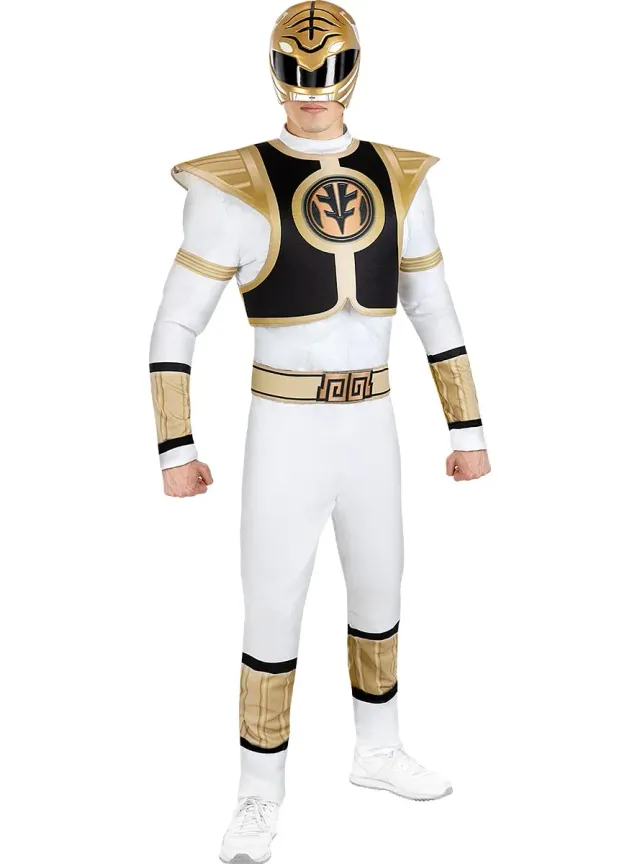 Funidelia Power Ranger Bianco costume uomo M supereroi