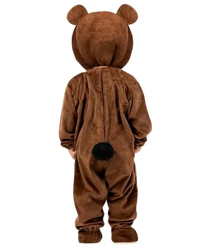Funidelia Orso Bruno costume neonato tuta calda con coda