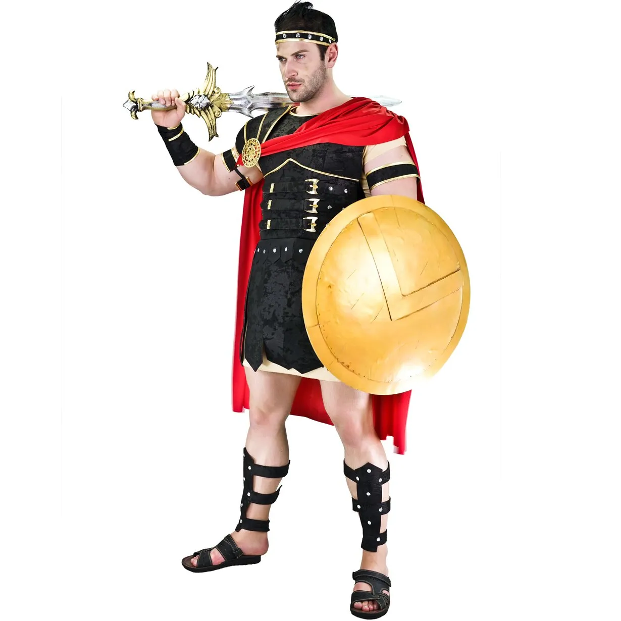 SEA HARE Guerriero Medievale costume uomo set 7 pezzi