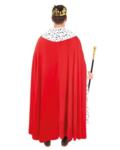 P'tit Clown 22714 Mantello Rosso Adulto Carnevale