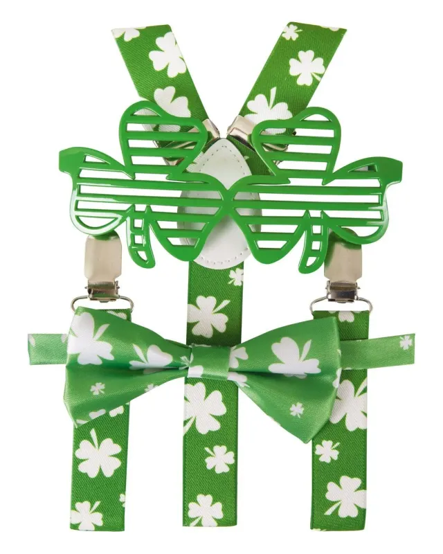 P'tit Clown 66636 Set San Patrizio Bretelle Papillon