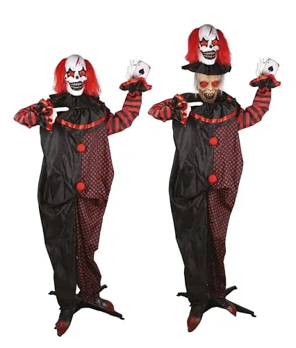 P'tit Clown Clown Due Teste animatronic Halloween 180cm