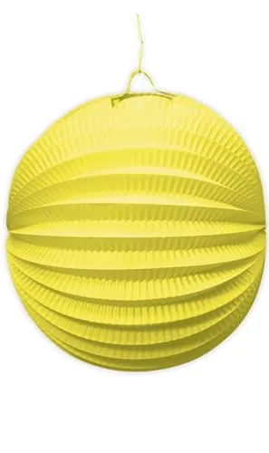 Guirca 10705 lanterna carta gialla 20 cm