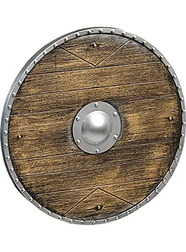 Funidelia scudo vichingo guerriero marrone 40 cm