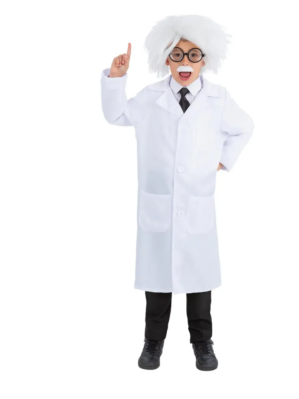 Smiffys Albert Einstein Kit Travestimento Bambini con Parrucca