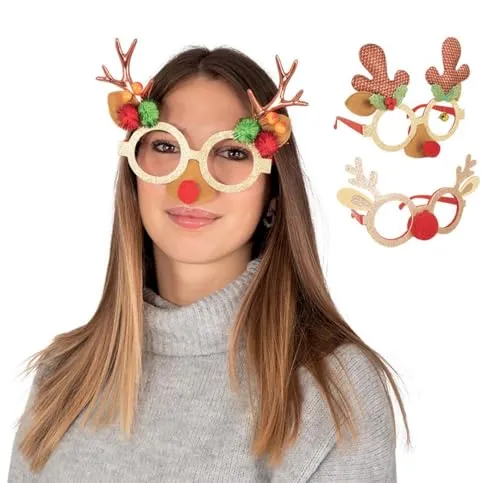 P'tit Clown Occhiali Renna Natale Modello Casuale